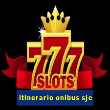 itinerario onibus sjc